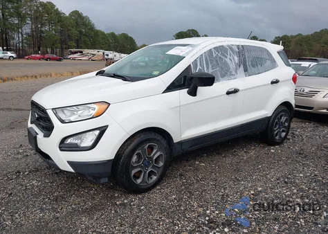 2019 Ford Ecosport S from USA, damaged, VIN MAJ3S2FE2KC274815